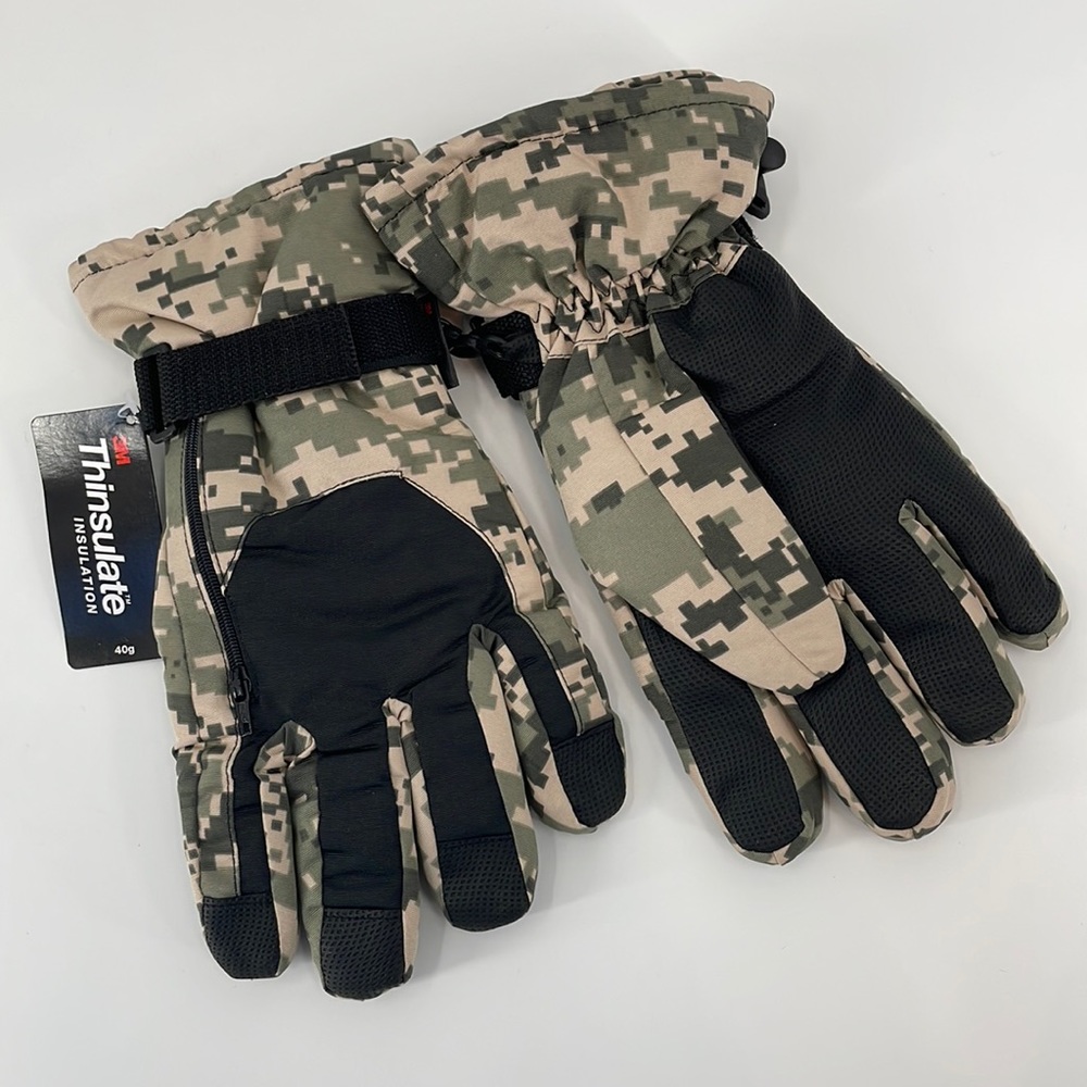Men's Insulation Waterproof Winter Sports Outdoor Gloves Size Small